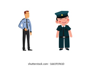 Security airport object vector illustration