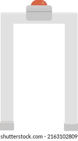 security alarm detector concept illustration flat design 