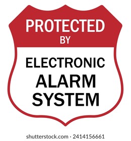 Señal de alarma de seguridad y etiquetas