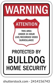 Señal de alarma de seguridad y etiquetas