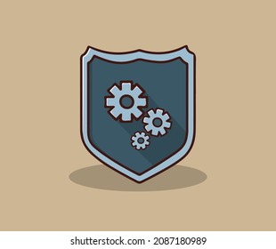 Security anti virus 1hand drawing illustration