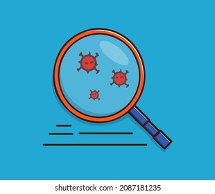Security Anti virus hand drawing illustration