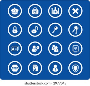 Security and antivirus icons