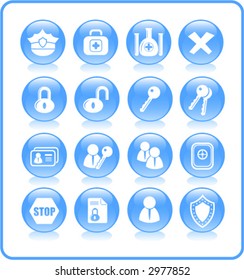 Security and antivirus icons