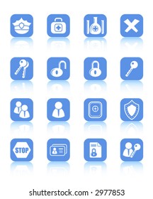 Security and antivirus icons