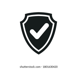 Prüfsymbol für die Sicherheitsgenehmigung. Digital Protection and Security data concept sign - Vektorgrafik