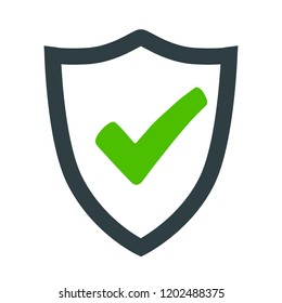 Security approval check icon – stock vector