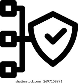 Ícone Atributos de Segurança, Segurança, Estrutura de Tópicos de Atributos