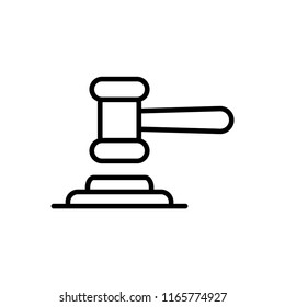 Security, auction icon. Element of gdpr icon for mobile concept and web apps.
