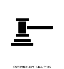 Security, auction icon. Element of judge gavel icon for mobile concept and web apps.