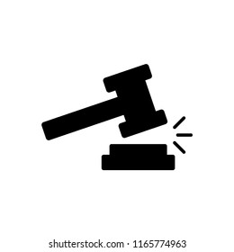 Security, auction icon. Element of judge gavel icon for mobile concept and web apps.