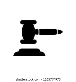Security, auction icon. Element of judge gavel icon for mobile concept and web apps.