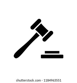 Security, auction icon. Element of judge gavel icon for mobile concept and web apps.