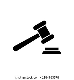 Security, auction icon. Element of judge gavel icon for mobile concept and web apps.