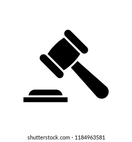 Security, auction icon. Element of judge gavel icon for mobile concept and web apps.
