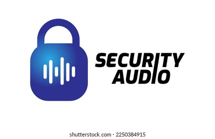 Wave Music Voice Blue Company für das Logo "Security Audio"