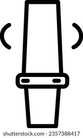 Security Aviation Flying Outline Icon