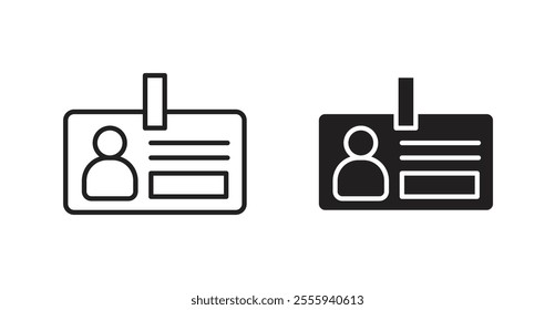 Security badge flat simple vector symbols illustration.