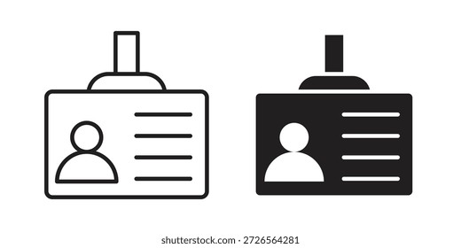 Security badge icon. Monochrome simple icons for templates, web design