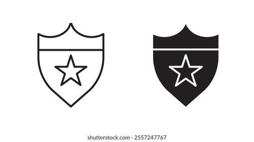 Security badge Icon set. vector illustration set