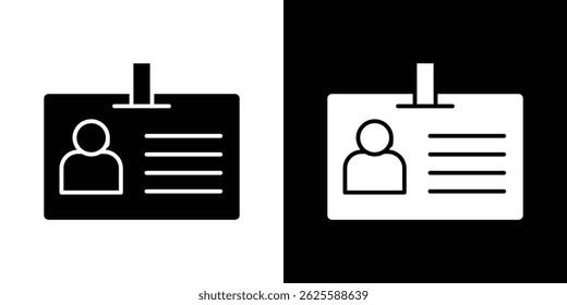 Security badge icon vector, solid logo illustration, pictogram