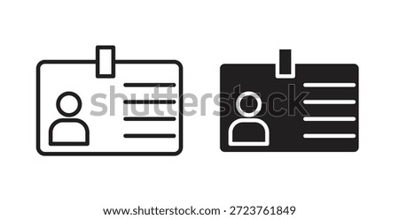 Security badge icons in filled, thin line, outline and strokes