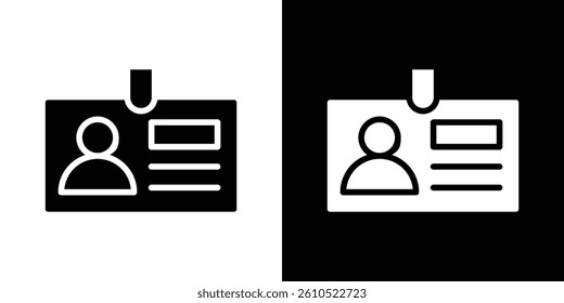 Security badge icons vector set in solid flat style