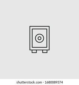 Security Box App Icon Pictogram