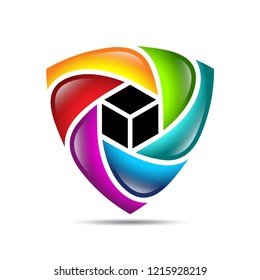 Security Box Logo Design Template