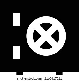 security box  Vector illustration on a transparent background. Premium quality symmbols. Glyphs vector icons for concept and graphic design. 
