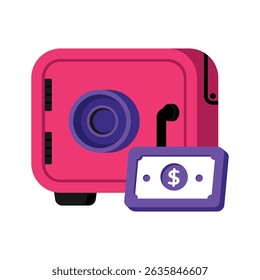 Security Box Vector style icon. Eps 10 file