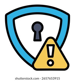 Elemento De Ícone De Violação De Segurança Para Design E Vetor