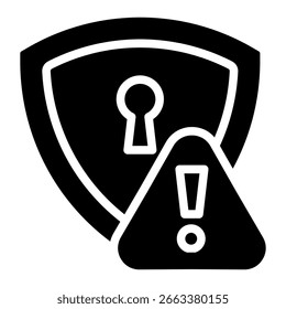 Elemento De Ícone De Violação De Segurança Para Design E Vetor