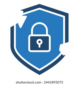 Security Breach icon vector illustration