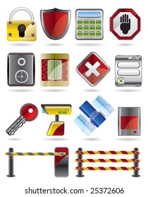 Security and Business icon set