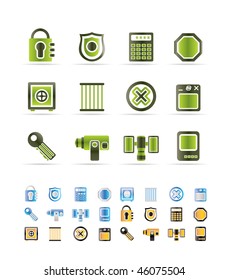 Security and Business icons - vector icon set