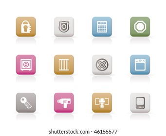 Security and Business icons - vector icon set