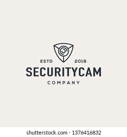 Security cam logo design. Universal security cam design.