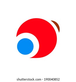 Security Camera abstract sign Branding Identity Corporate vector logo design template Isolated on a white background