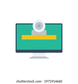 Security Camera CCTV Computer icon vector illustration