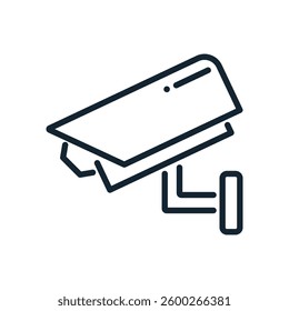 Security camera cctv outline icon