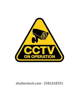 Security Camera or cctv sign, logo, badge, icon, sticker, label, emblem, stamp, symbol