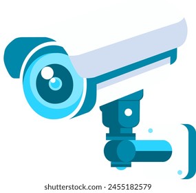 security camera cctv vector illustraion simple style