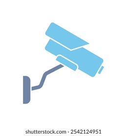 ícone de linha de conceito de câmera de segurança. Ilustração de elemento simples. design de símbolo de contorno de conceito de câmera de segurança.