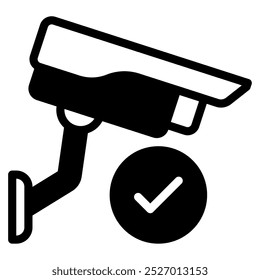 Security Camera Cyber Security icon illustration