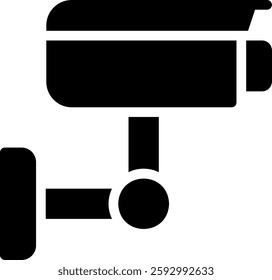 security camera glyph icon illustration vector