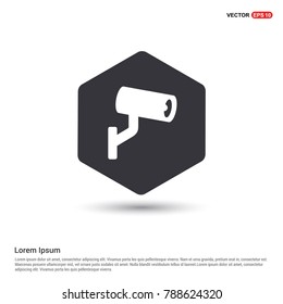 Security camera icon Background icon template