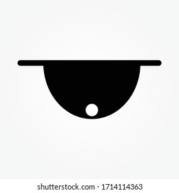Sicherheitskamera-Symbol. CCTV-Vektorillustration