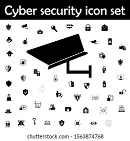 Security camera icon. Cyber security icons universal set for web and mobile