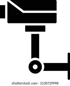 Sicherheitskamera-Symbol. Cyberpunk-Zeichen und Symbol. Exoskelett und Hochtechnologie.